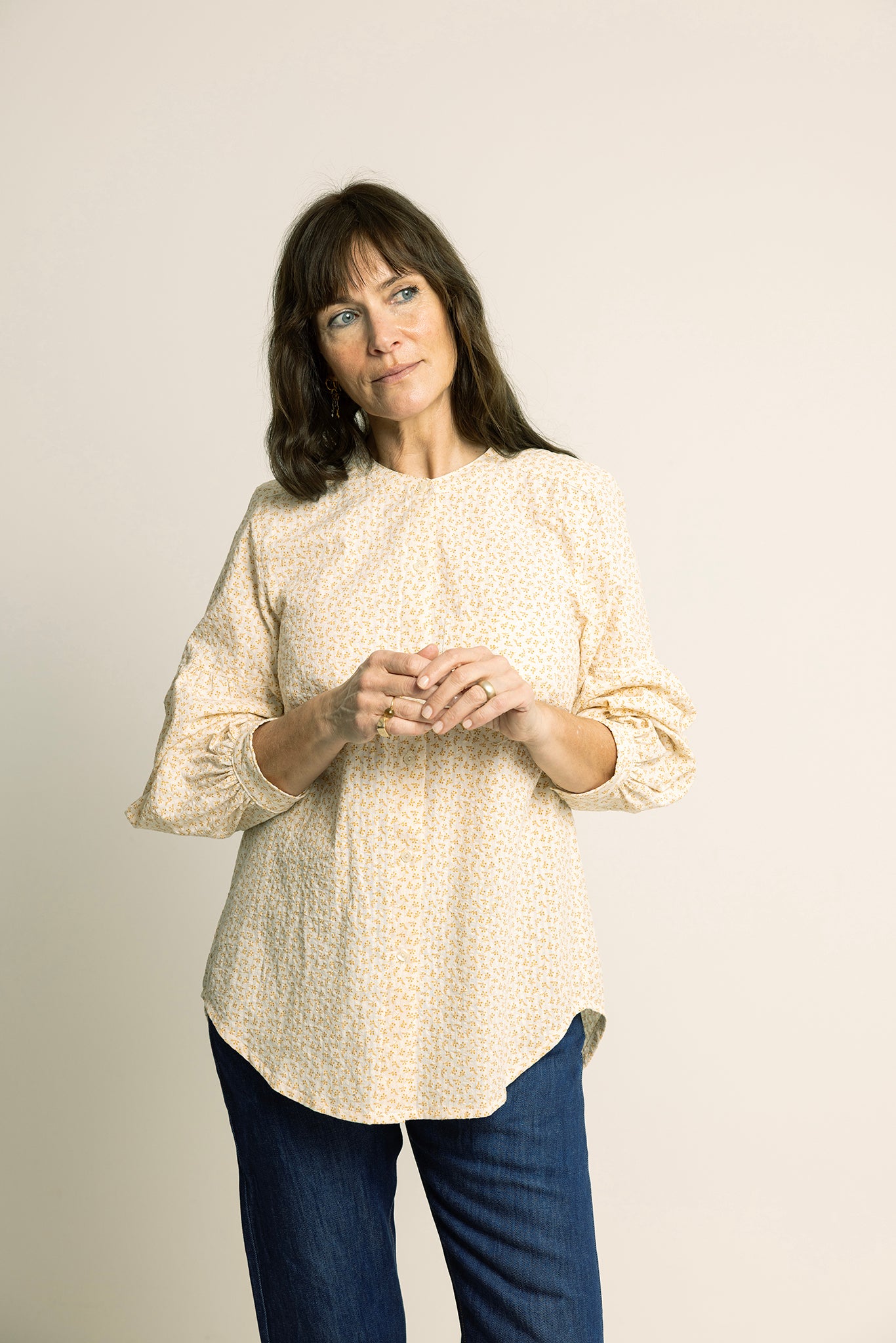 Symønster Puff Skjorte Dame (Str 30-54) - Wardrobe by me