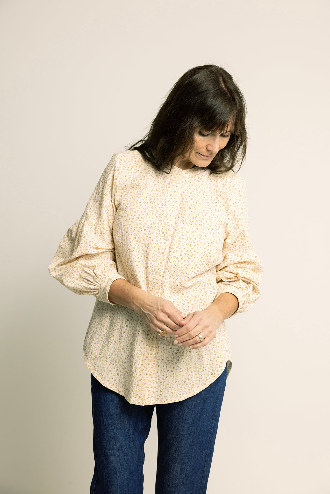 Symønster Puff Skjorte Dame (Str 30-54) - Wardrobe by me