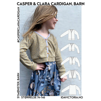 Ida Victoria: Casper & Clara Cardigan, barn (74-146) - Lillifixshop Ida Victoria