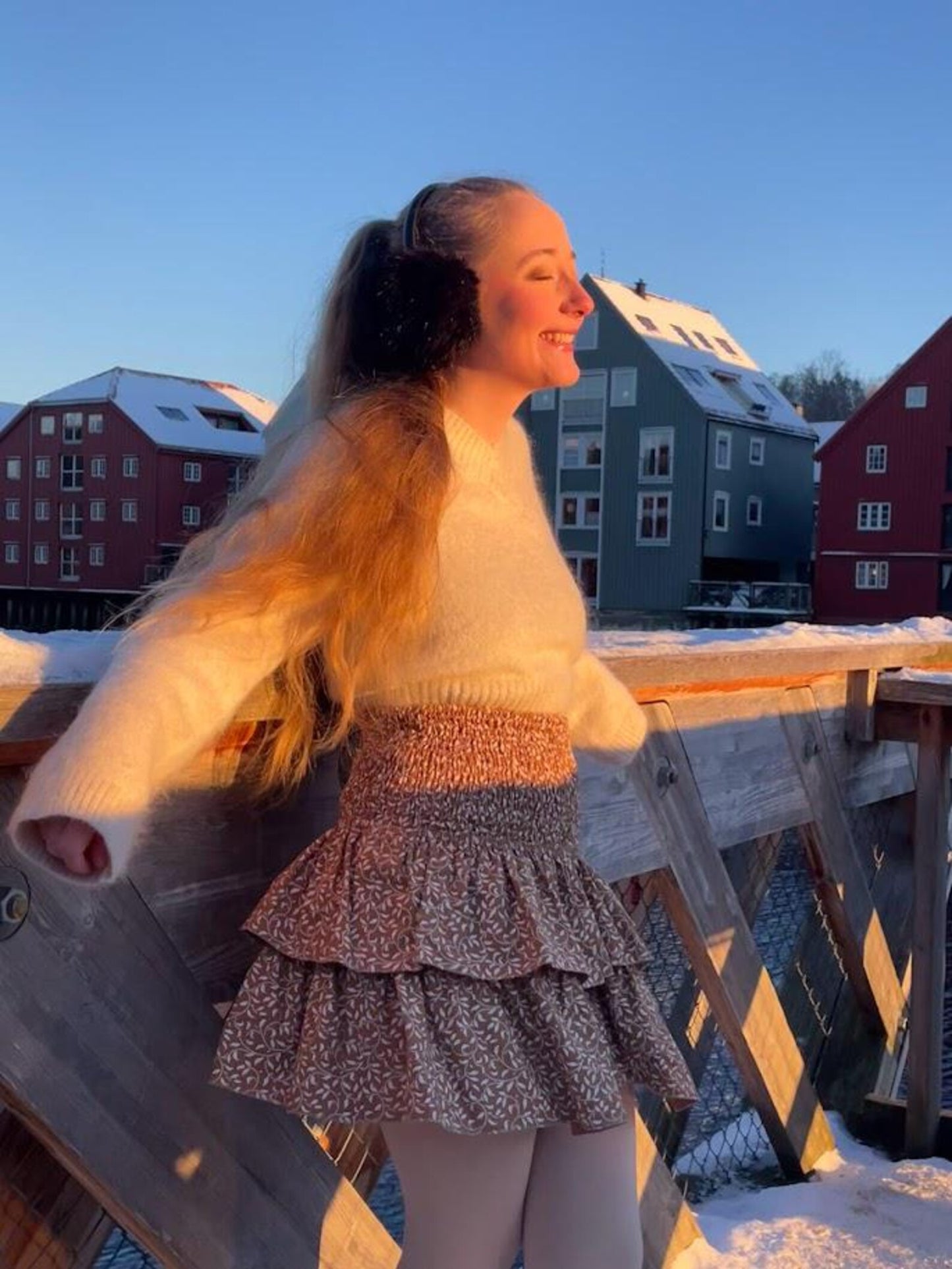 Patterns by Ylva - Baby Waves Skjørt (Str 30-60)