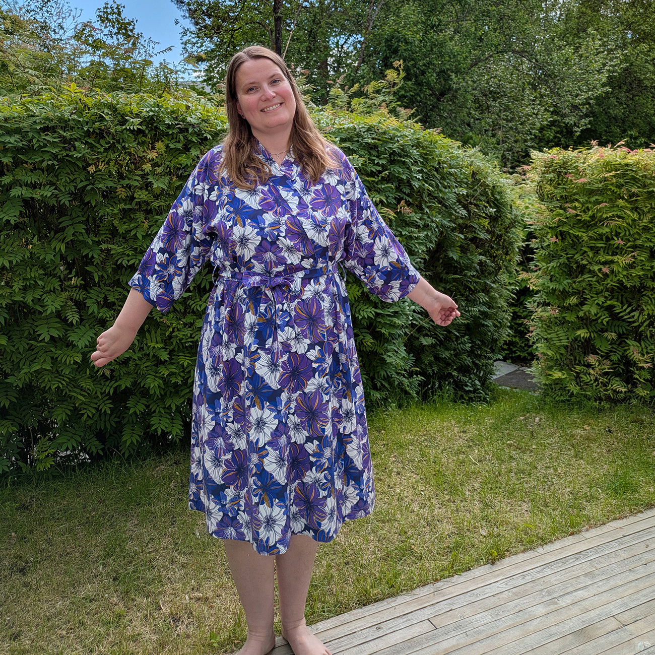 Ida Victoria: Måne Morgenkåpe (Barn 92-158 + voksen XS – 4XL)