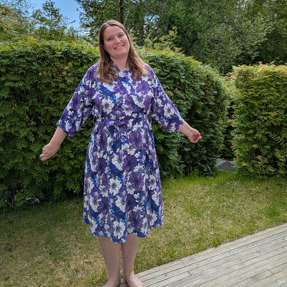 Ida Victoria: Måne Morgenkåpe (Barn 92-158 + voksen XS – 4XL)