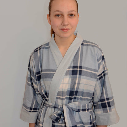 Ida Victoria: Måne Morgenkåpe (Barn 92-158 + voksen XS – 4XL)