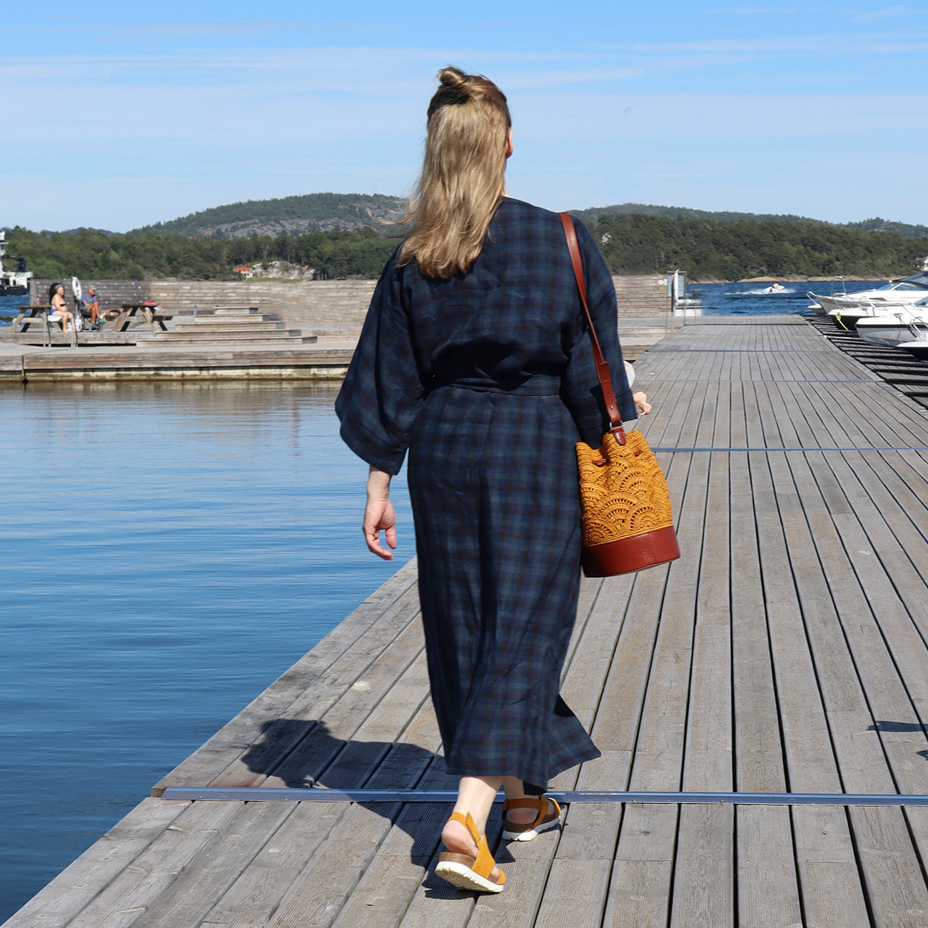 Ida Victoria: Måne Morgenkåpe (Barn 92-158 + voksen XS – 4XL)