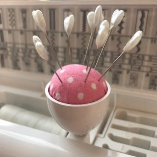 Nålpute til å feste på symaskin (Rosa)