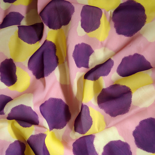 Viskose Georgette av Mari Melilot - Skyer (Pris pr dm)