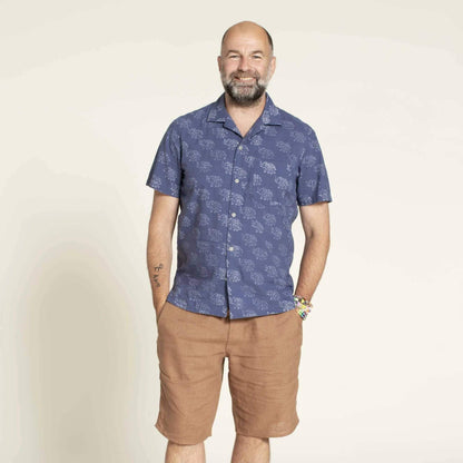 Symønster Tropical Skjorte Herre (Str 2XS-4XL) - Wardrobe by me